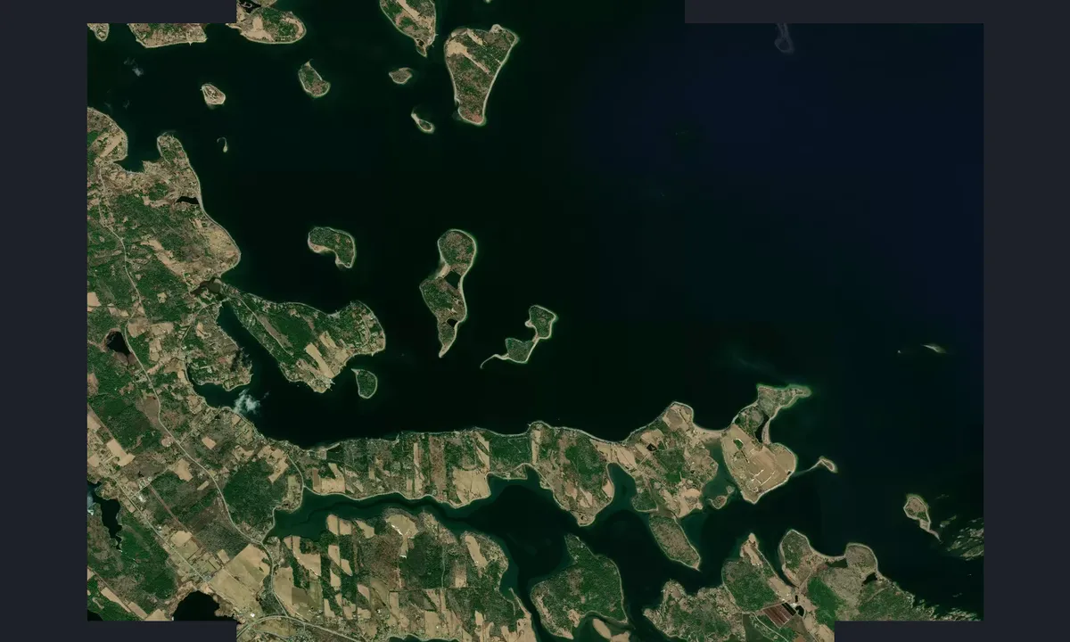 Flyfoto av Backman's Island