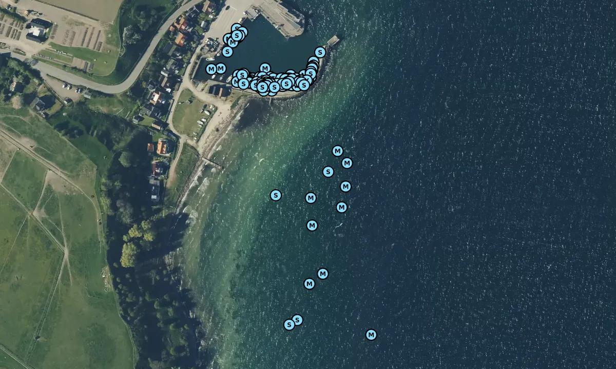 Satelite image of Bäckvikan Anchorage