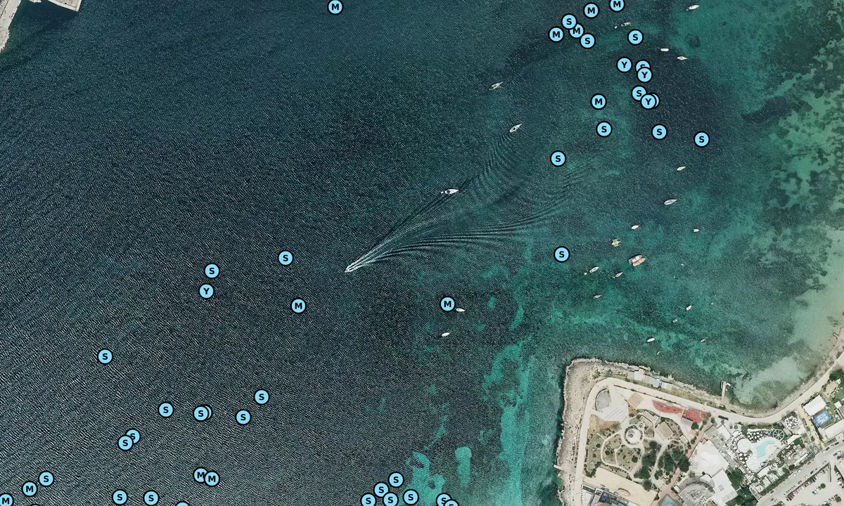 Satelite image of Badia de Sant Antoni