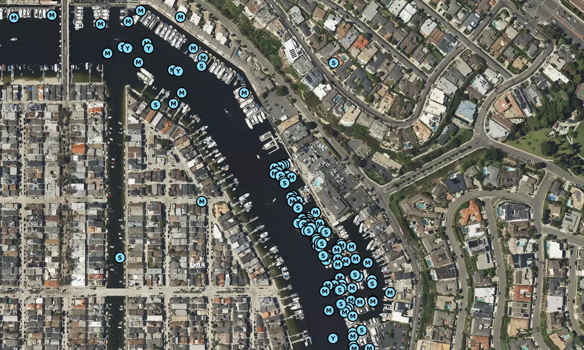 Satelite image of Bahia Corinthian Yacht Club