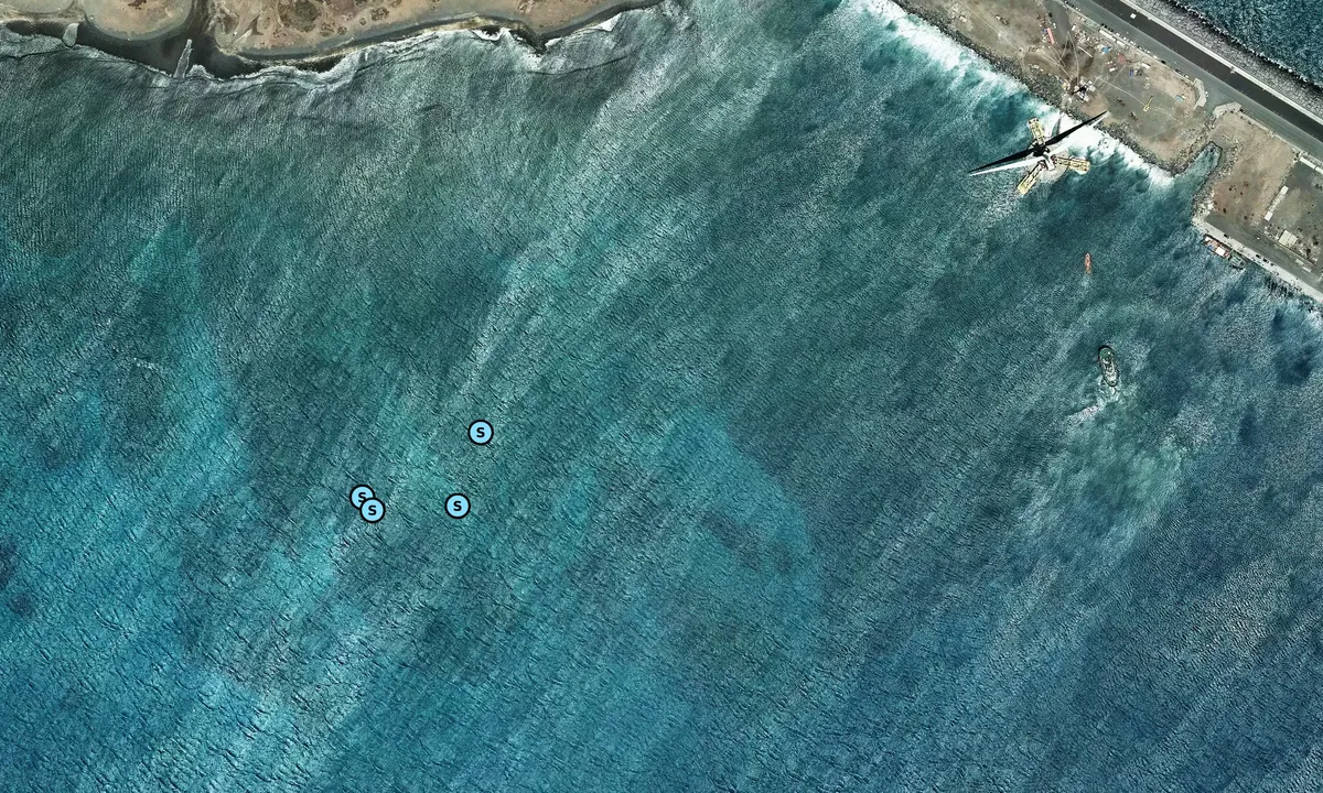 Satelite image of Bahia de Formas