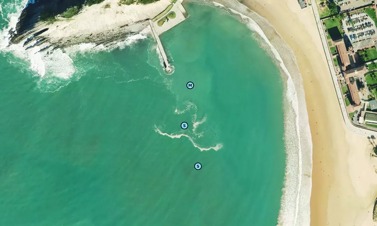 Satelite image of Bahia de Plentzia