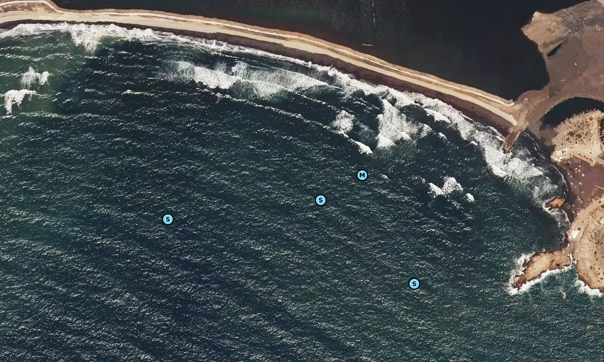 Satelite image of Bahia de Portmán - Playa del Lastre