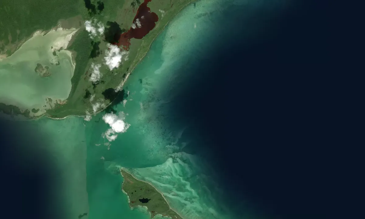 Flyfoto av Bahia Del La Espiritu Santo