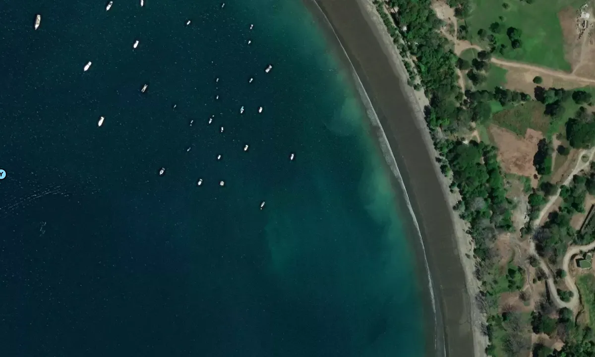 Satelite image of Bahia Herradura