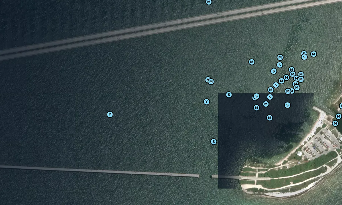 Satelite image of Bahia Honda