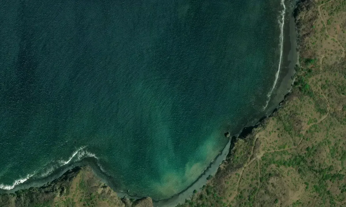 Satelite image of Bahia Puerto Grande