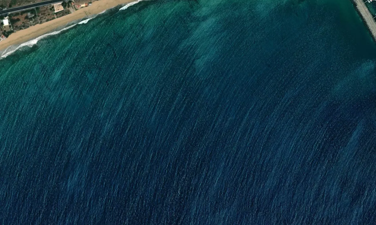 Flyfoto av Baia da Porto Santo