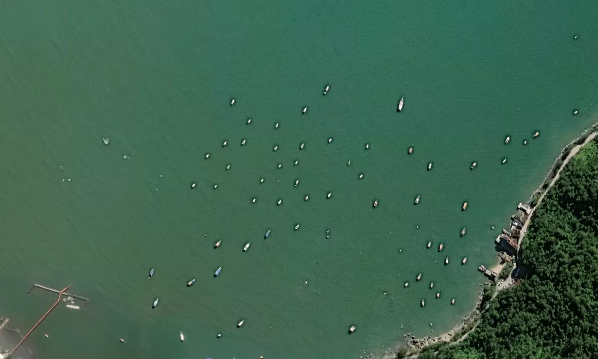 Flyfoto av Baia de Ubatuba