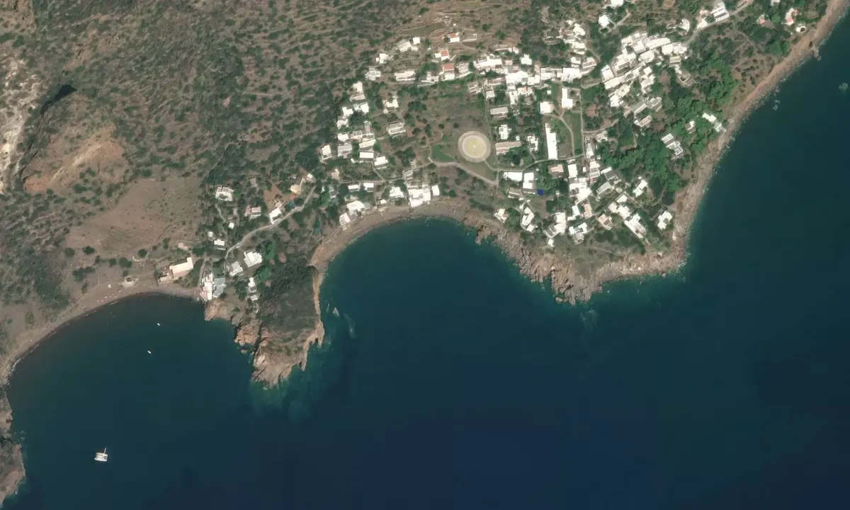 Flyfoto av Baia di Drautto- Campo Boe Nautilus - Panarea