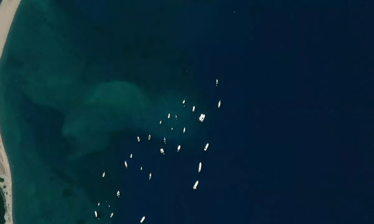 Flyfoto av Baia di Oliveri