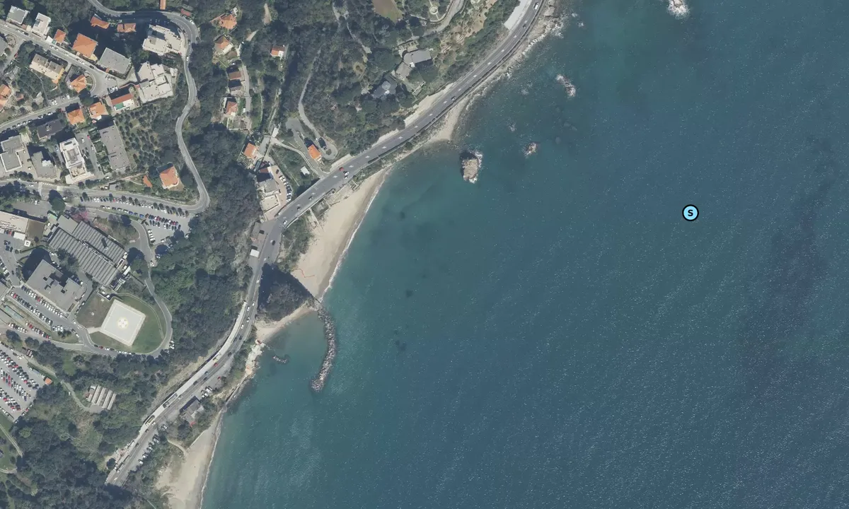Satelite image of Baia Madonnetta