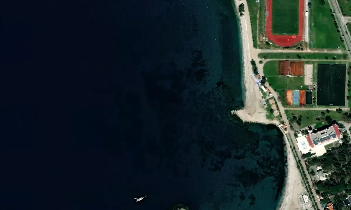 Flyfoto av Baie de Bar