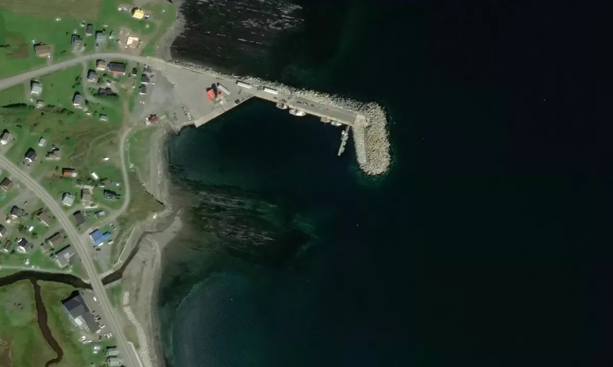Satelite image of Baie de Cloridorme