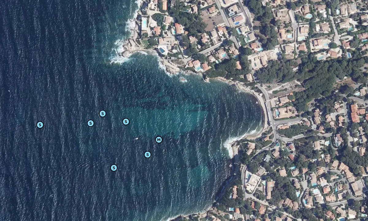 Satelite image of Baie de Cousse