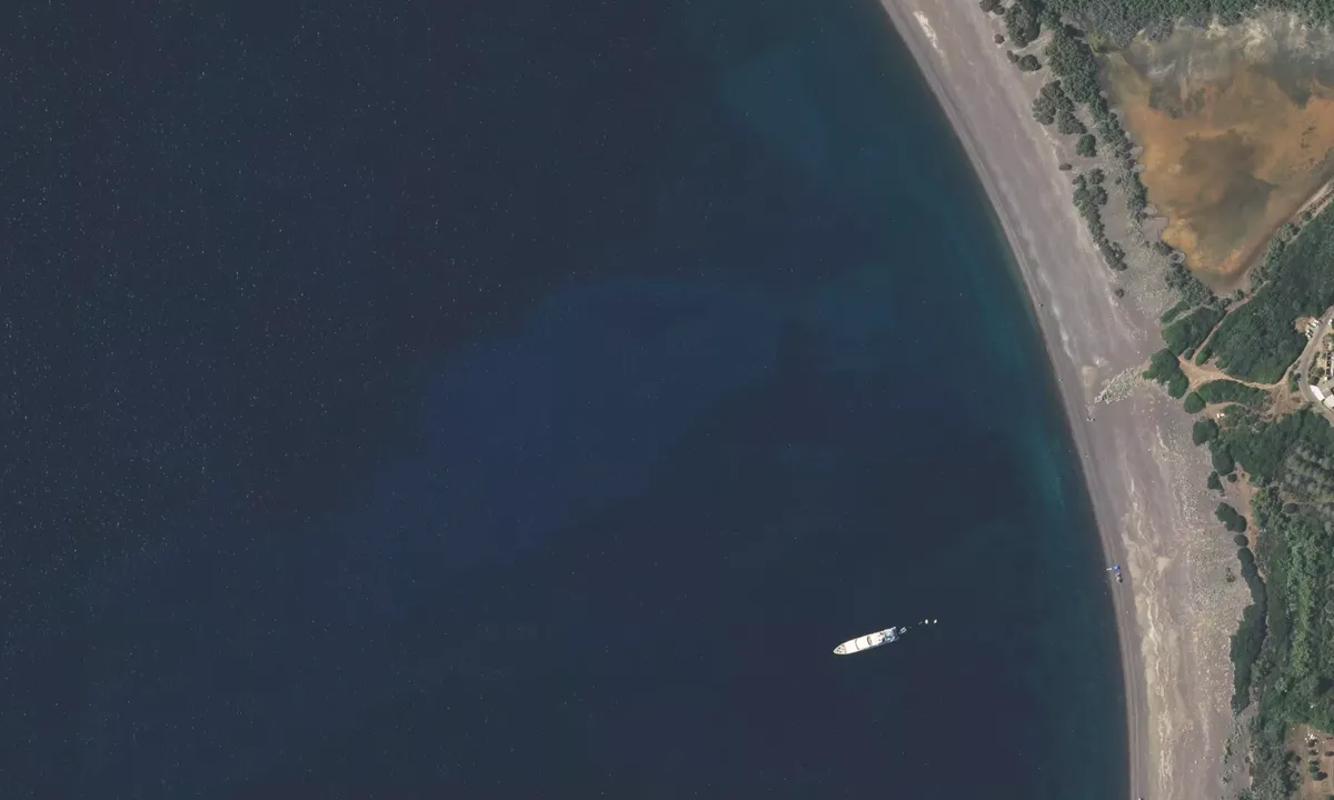 Flyfoto av Baie de Crovani