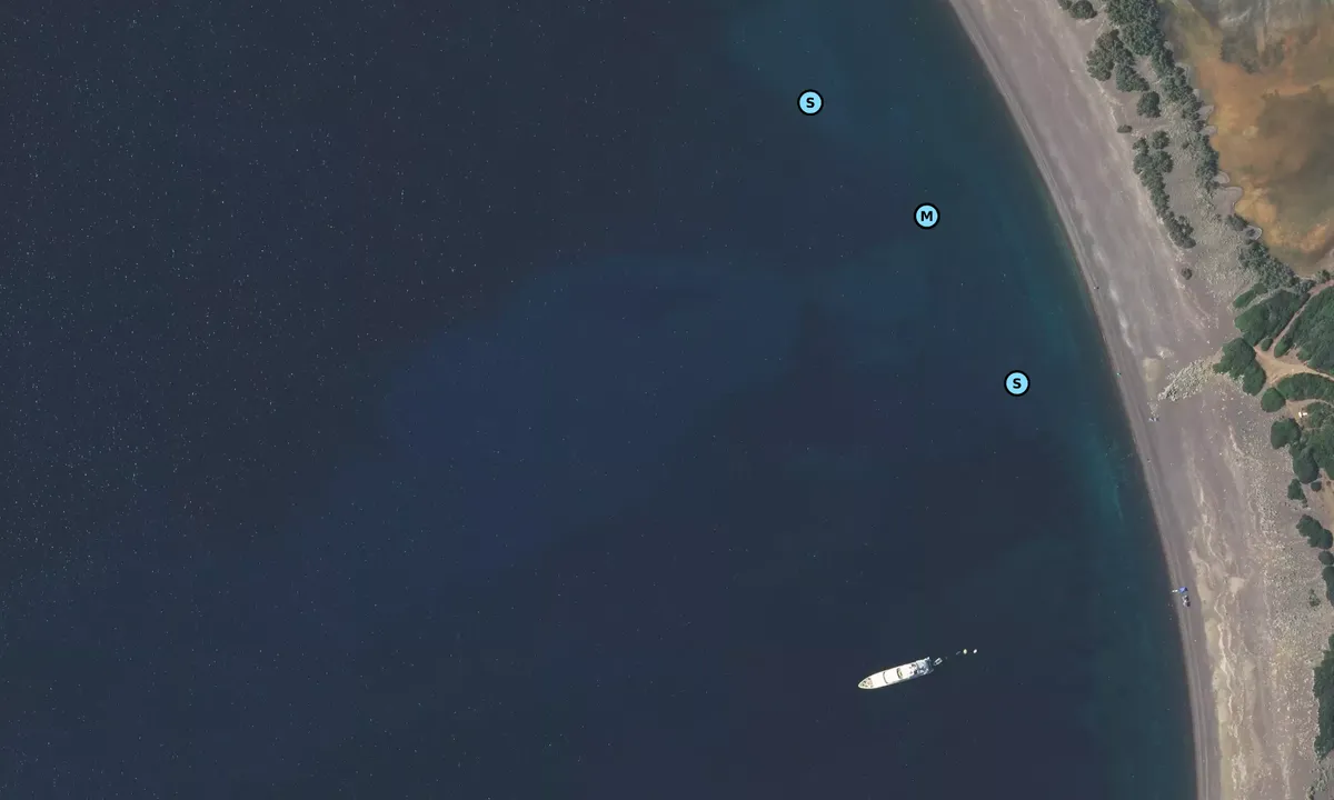 Satelite image of Baie de Crovani