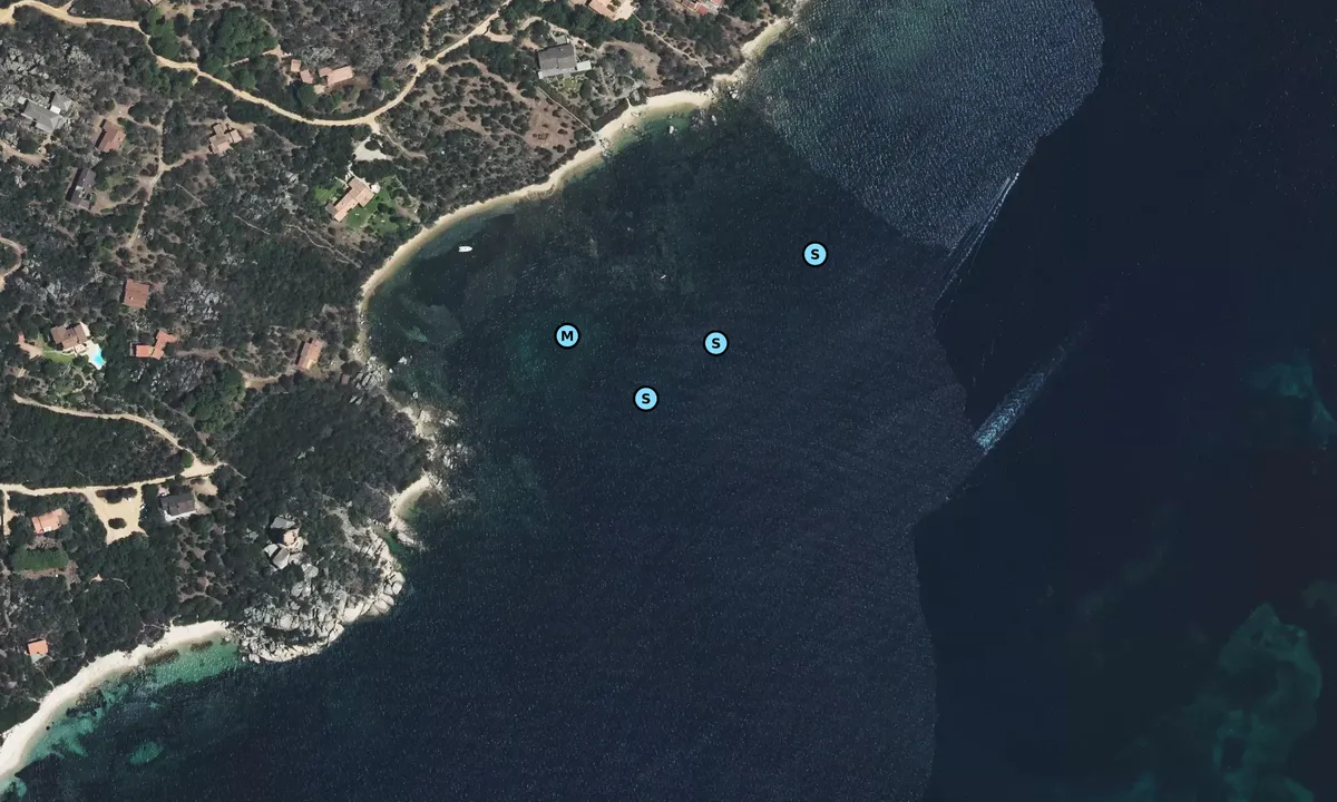 Satelite image of Baie de Figari