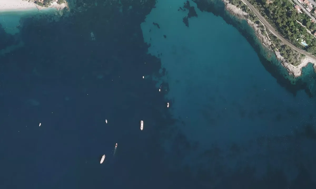 Flyfoto av Baie de Roquebrune