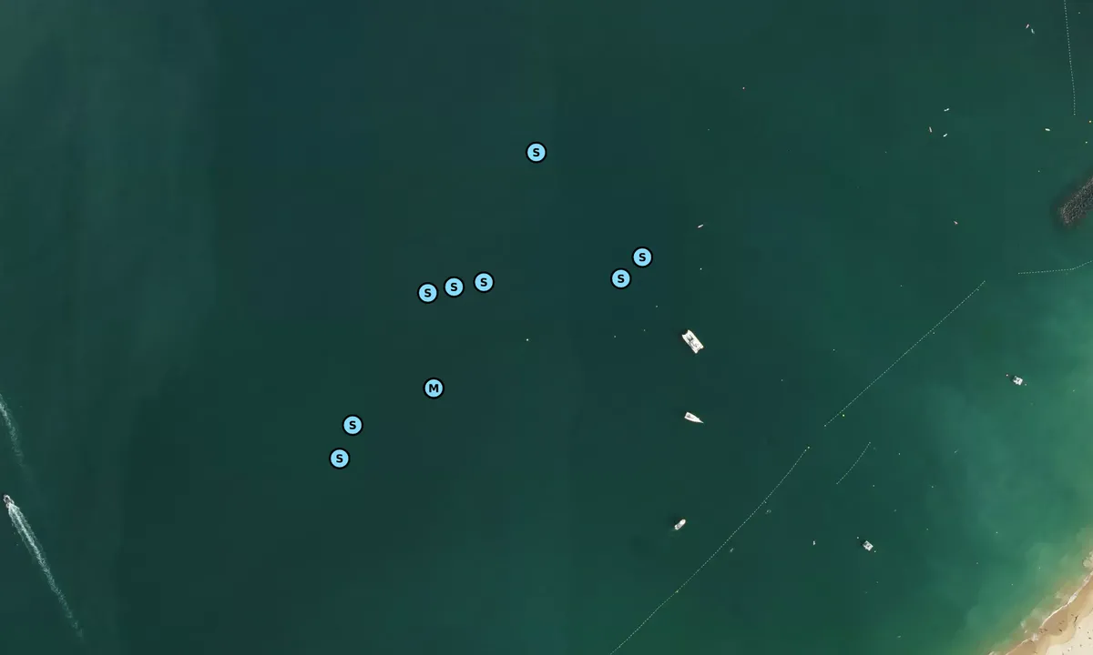 Satelite image of Baie De Saint Jean De Luz