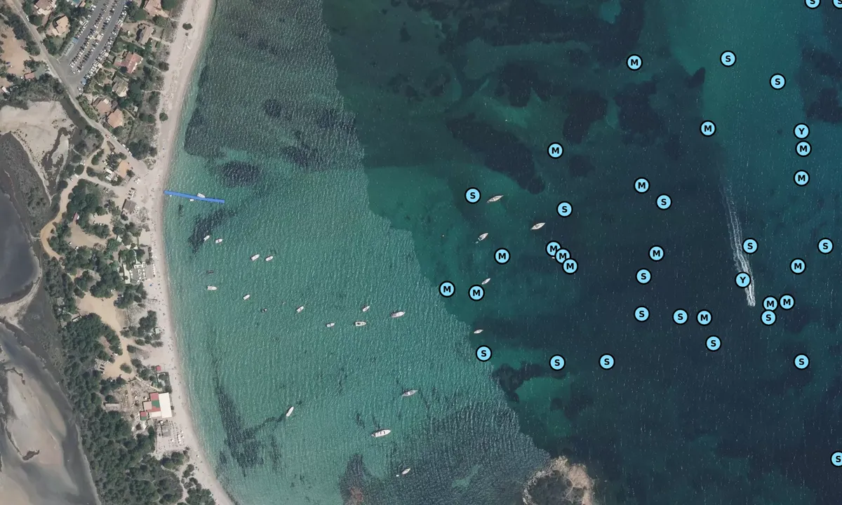 Satelite image of Baie de San Ciprianu Sud