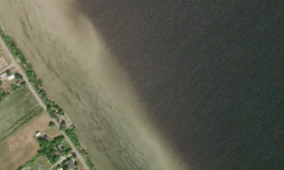 Satelite image of Baie de Vaudreuil