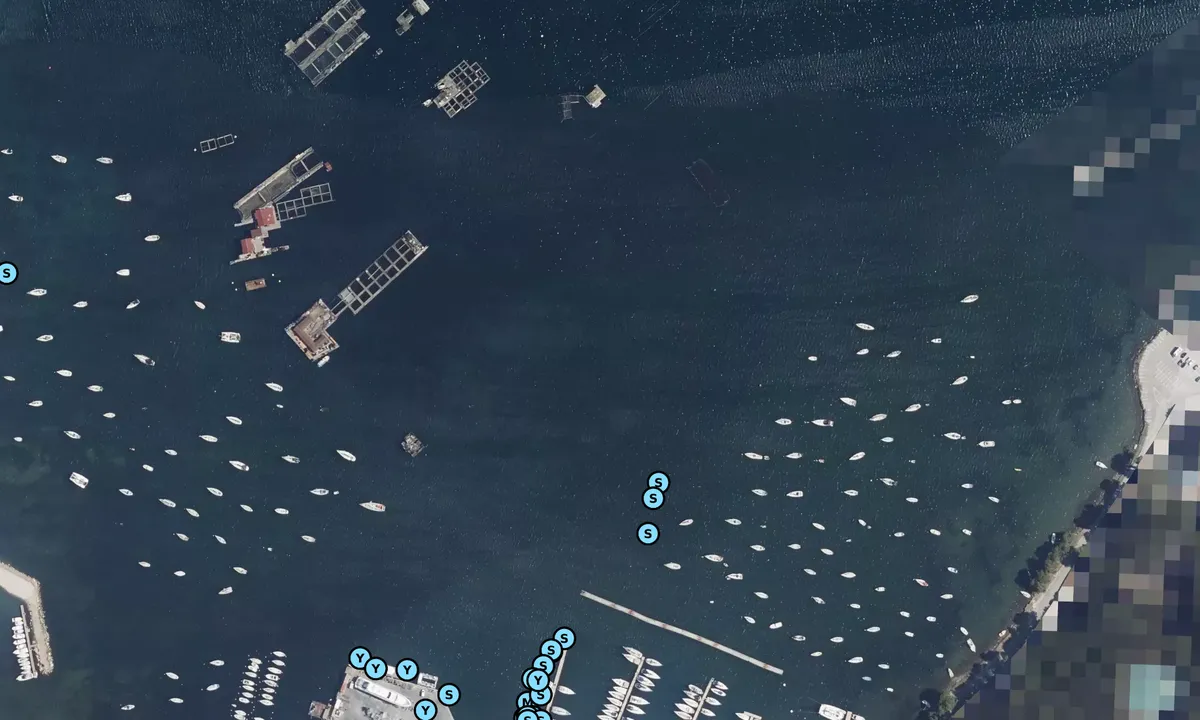 Satelite image of Baie du Lazaret
