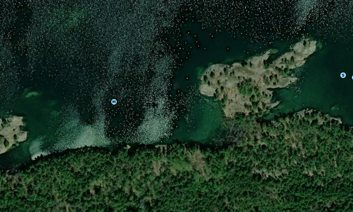 Satelite image of Baie Fine