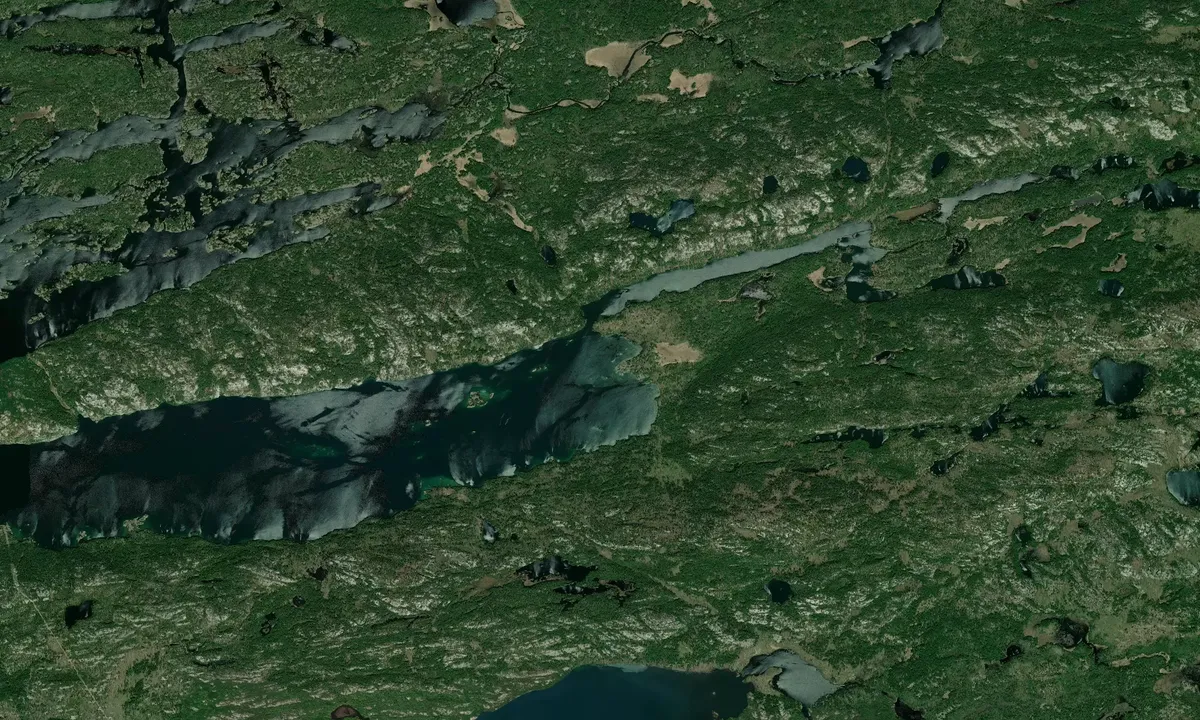 Flyfoto av Baie Fine East