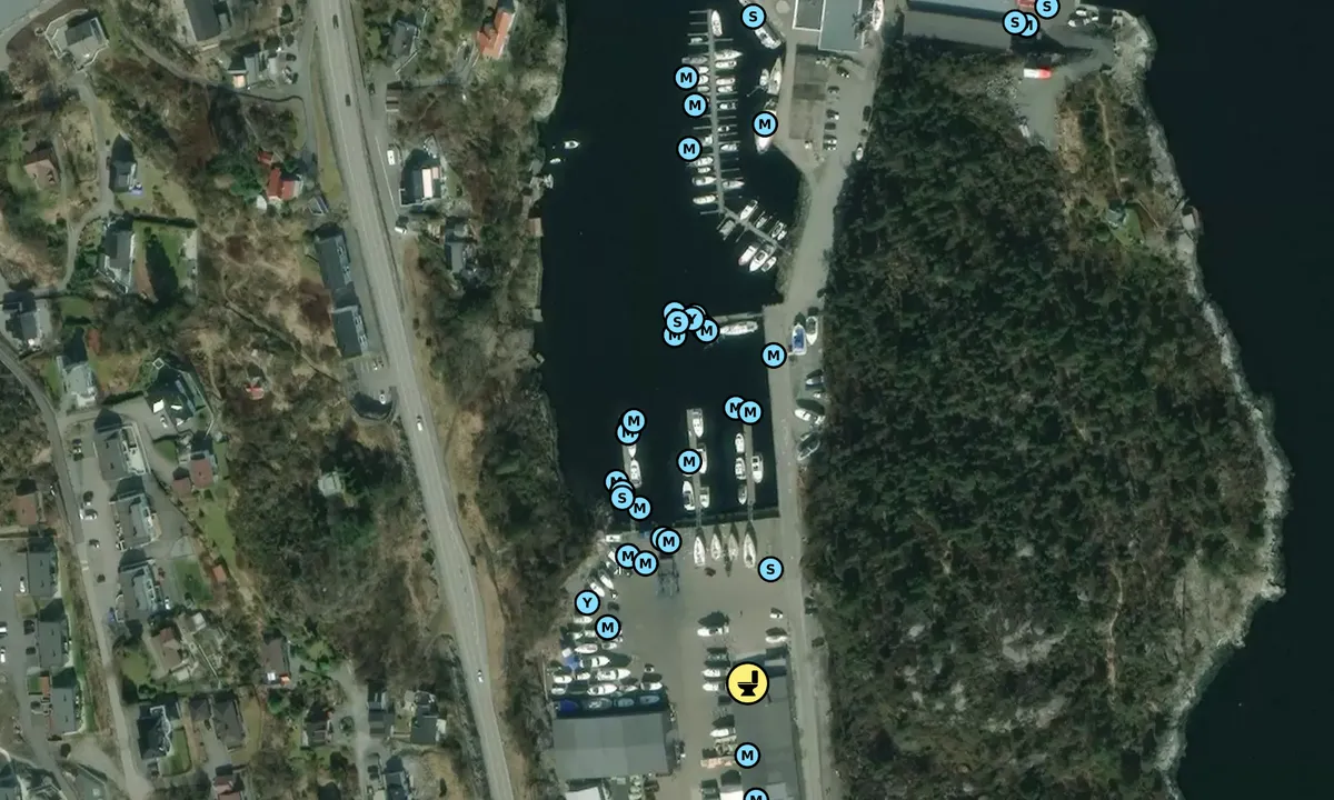 Satelite image of Bakarvågen