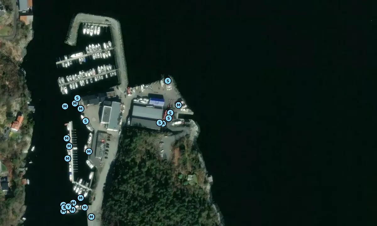 Satelite image of Bakarvågneset