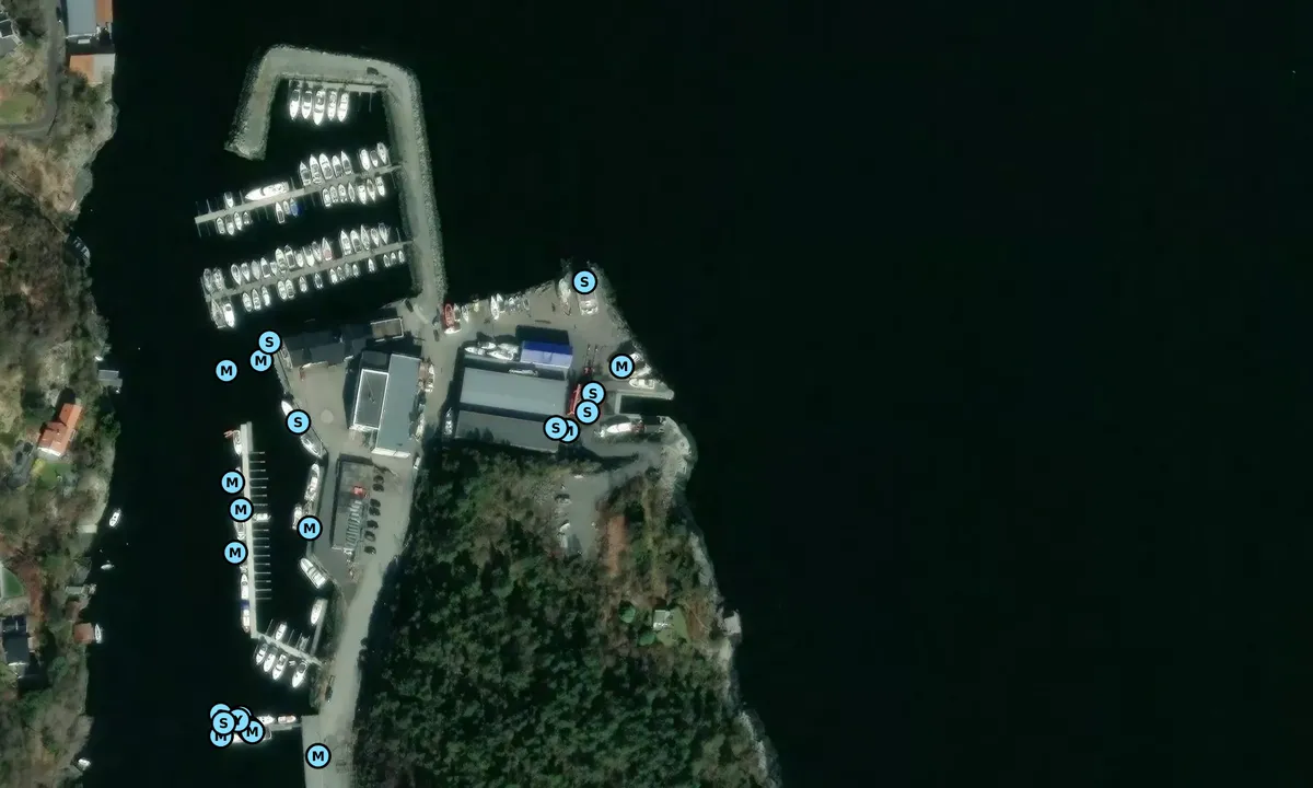 Satelite image of Bakarvågneset