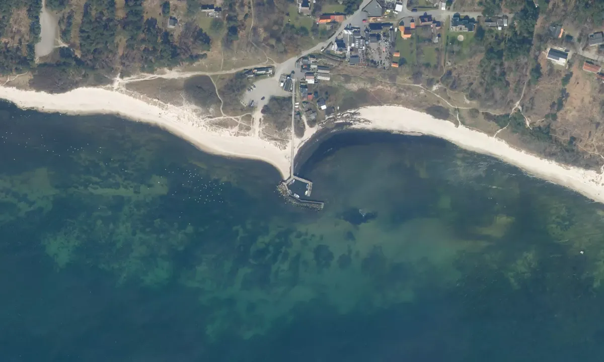 Satelite image of Bakkerne Havn