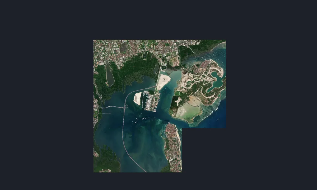 Flyfoto av Bali Marina