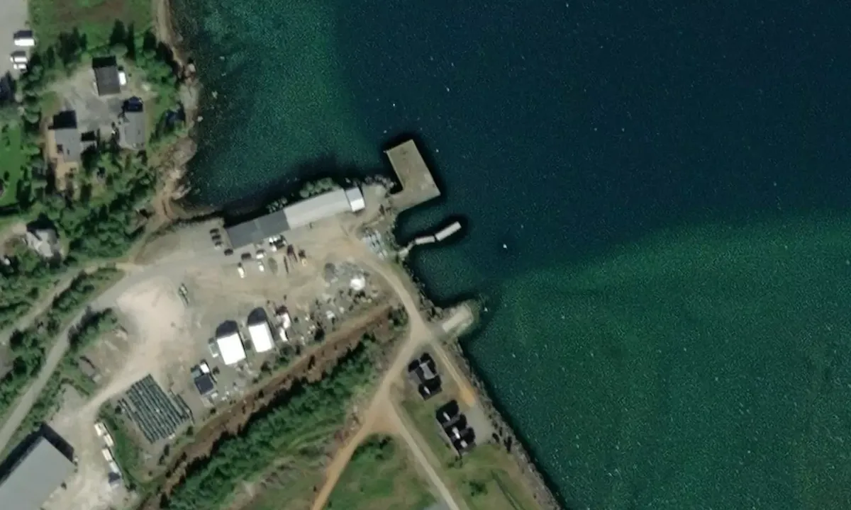 Satelite image of Ballangen