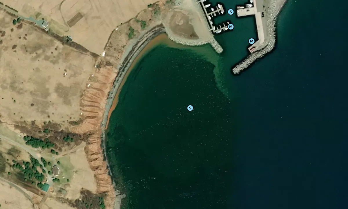 Satelite image of Ballantynes Cove