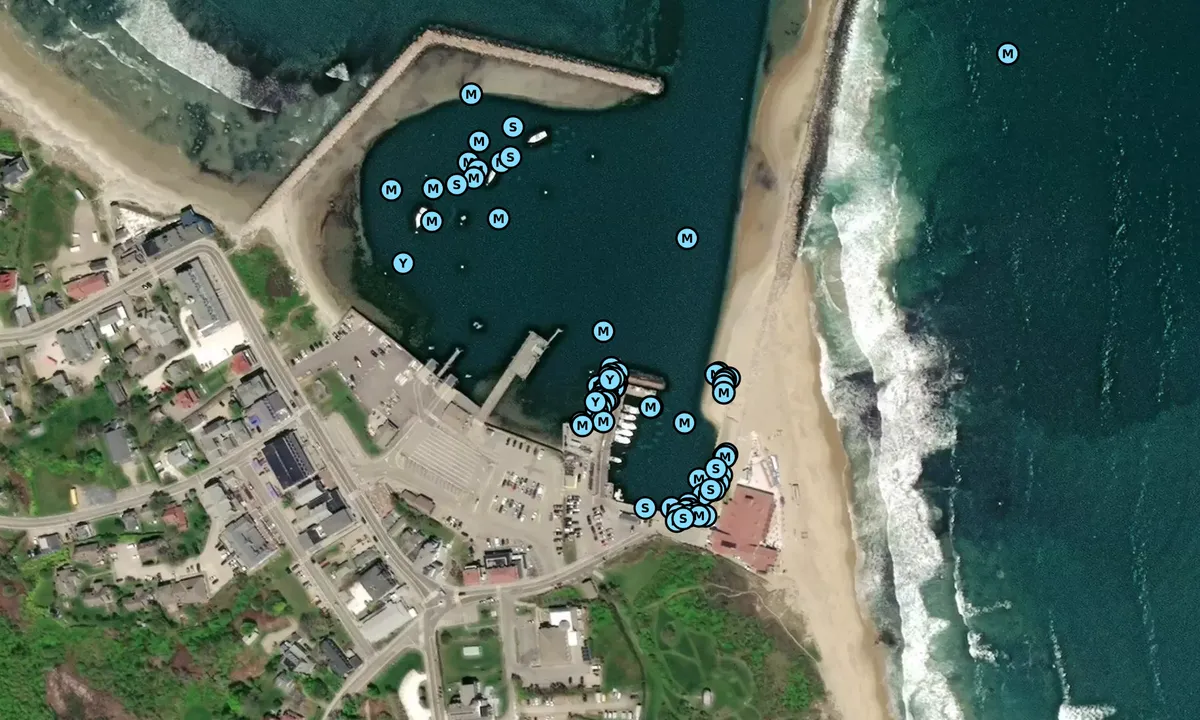 Satelite image of Ballards Marina