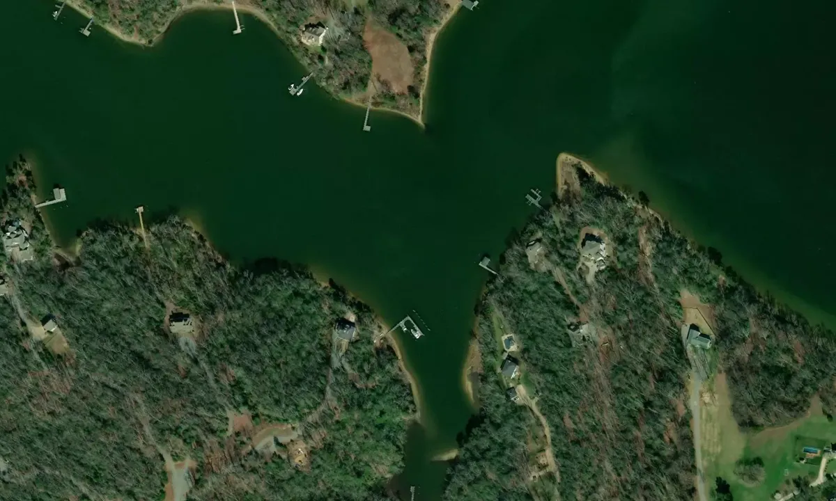 Satelite image of Balls Creek