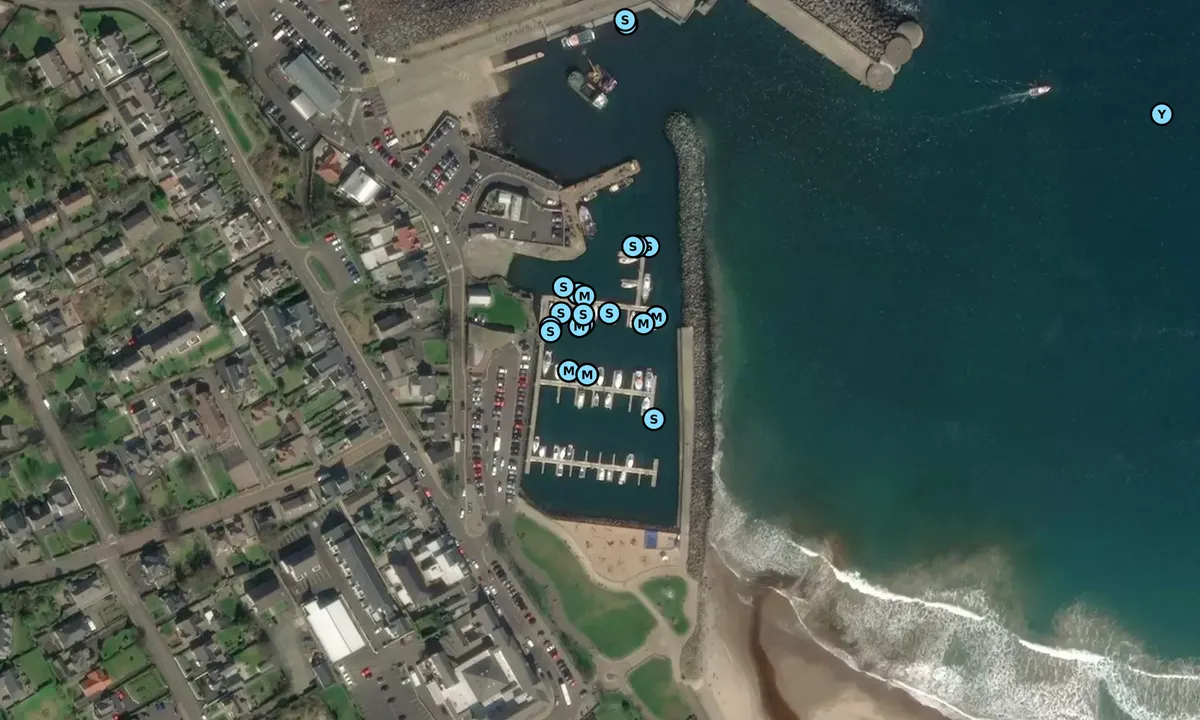 Satelite image of Ballycastle Marina - Causeway Coast and Glens