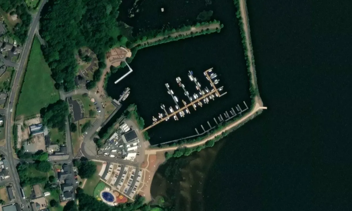 Satelite image of Ballyronan Marina