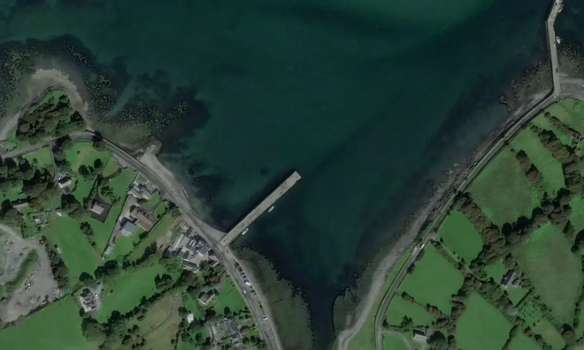 Satelite image of Ballyvaughan Pier