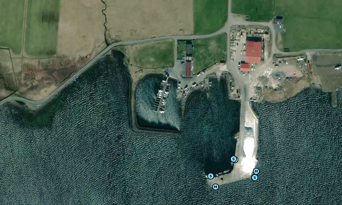 Satelite image of Baltasound - Buness