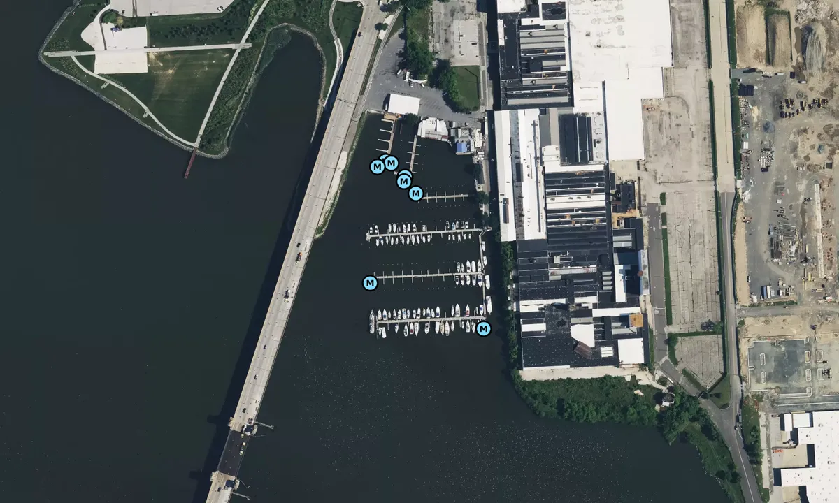 Satelite image of Baltimore Yacht Basin