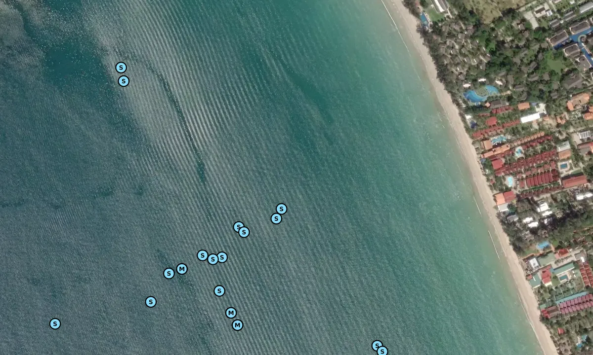 Satelite image of Ban Saladan