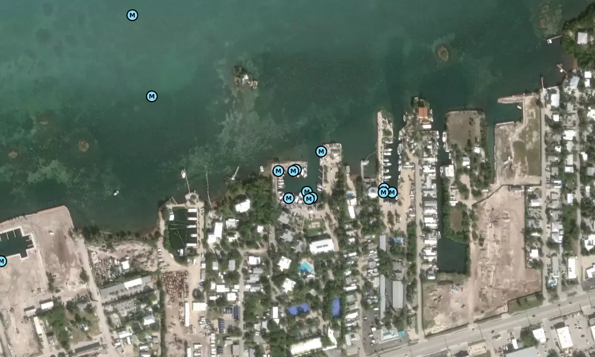 Satelite image of Banana Bay Resort and Marina