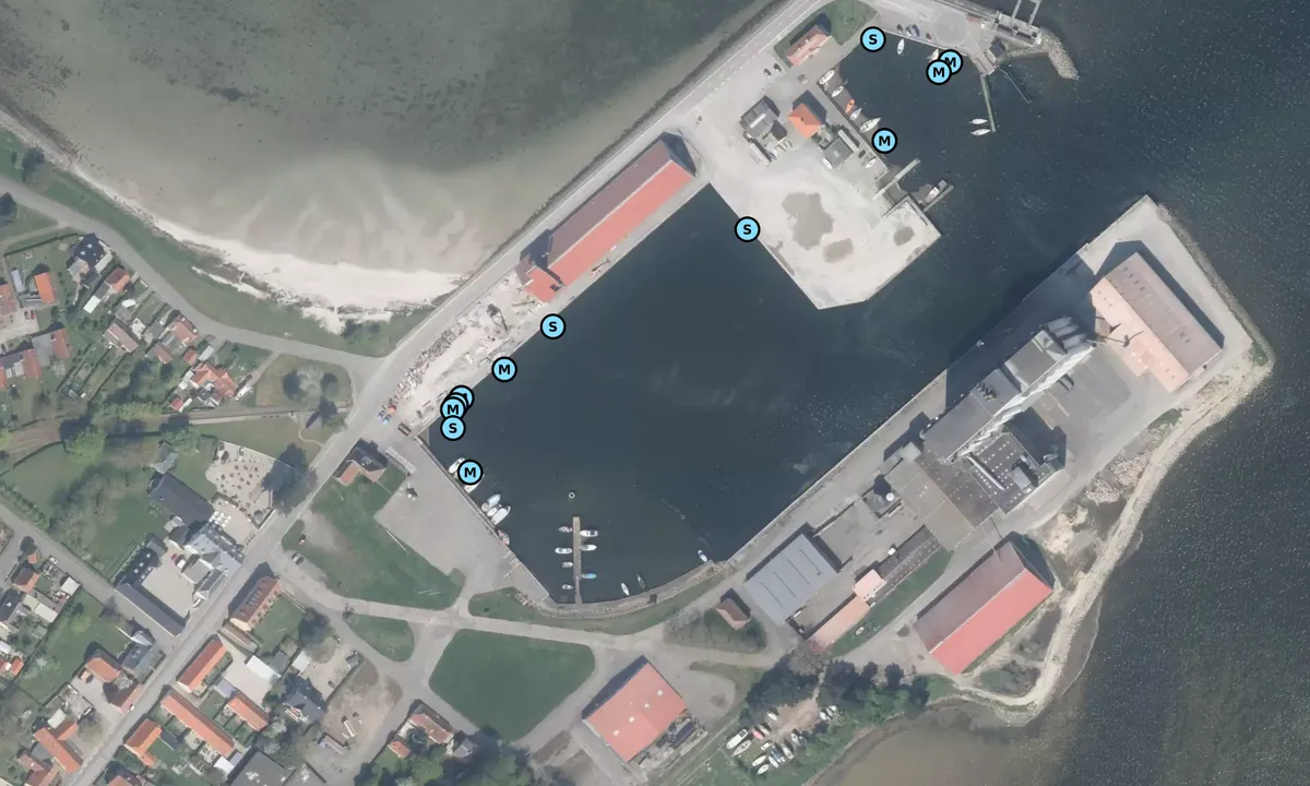 Satelite image of Bandholm Havn