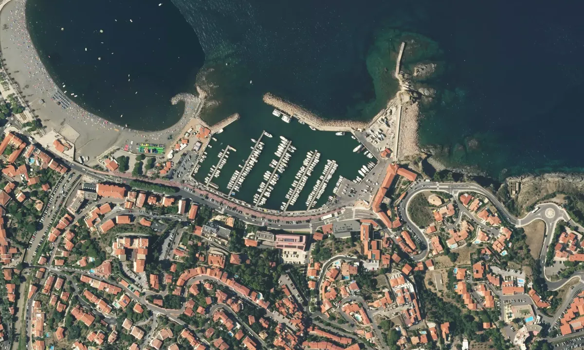 Flyfoto av Banyuls-sur-Mer