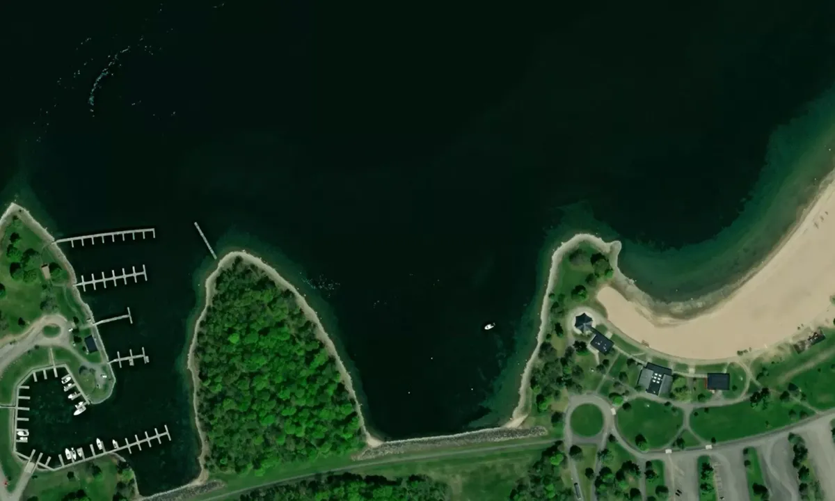 Flyfoto av Barnhart Park