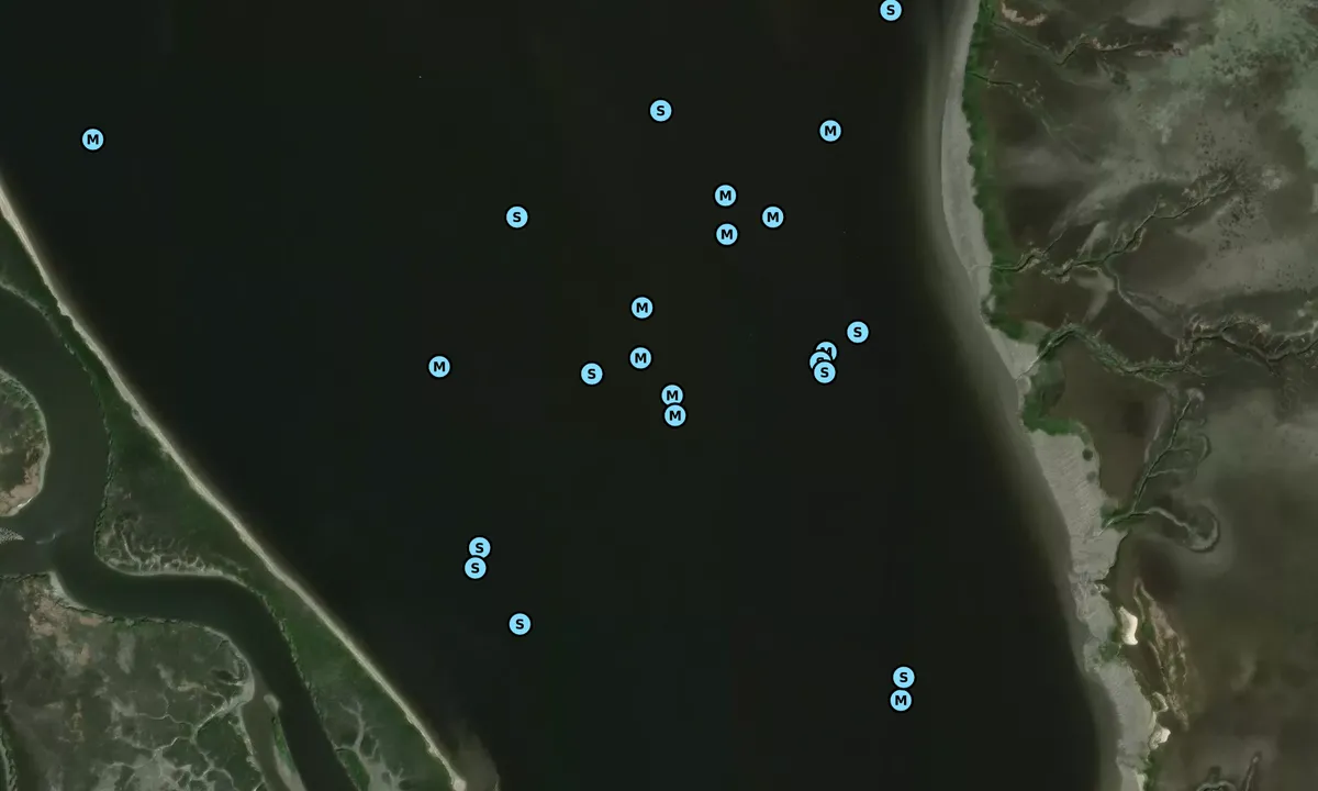 Satelite image of Bass Mouth