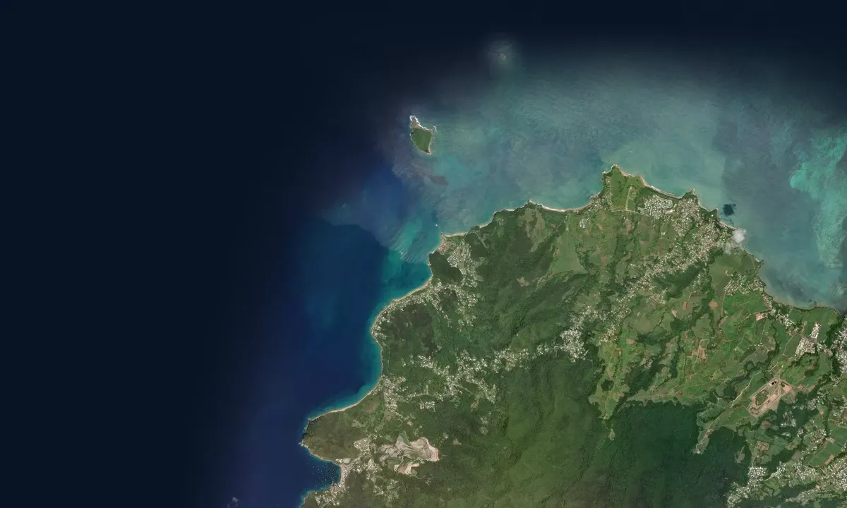 Flyfoto av Basse-Terre